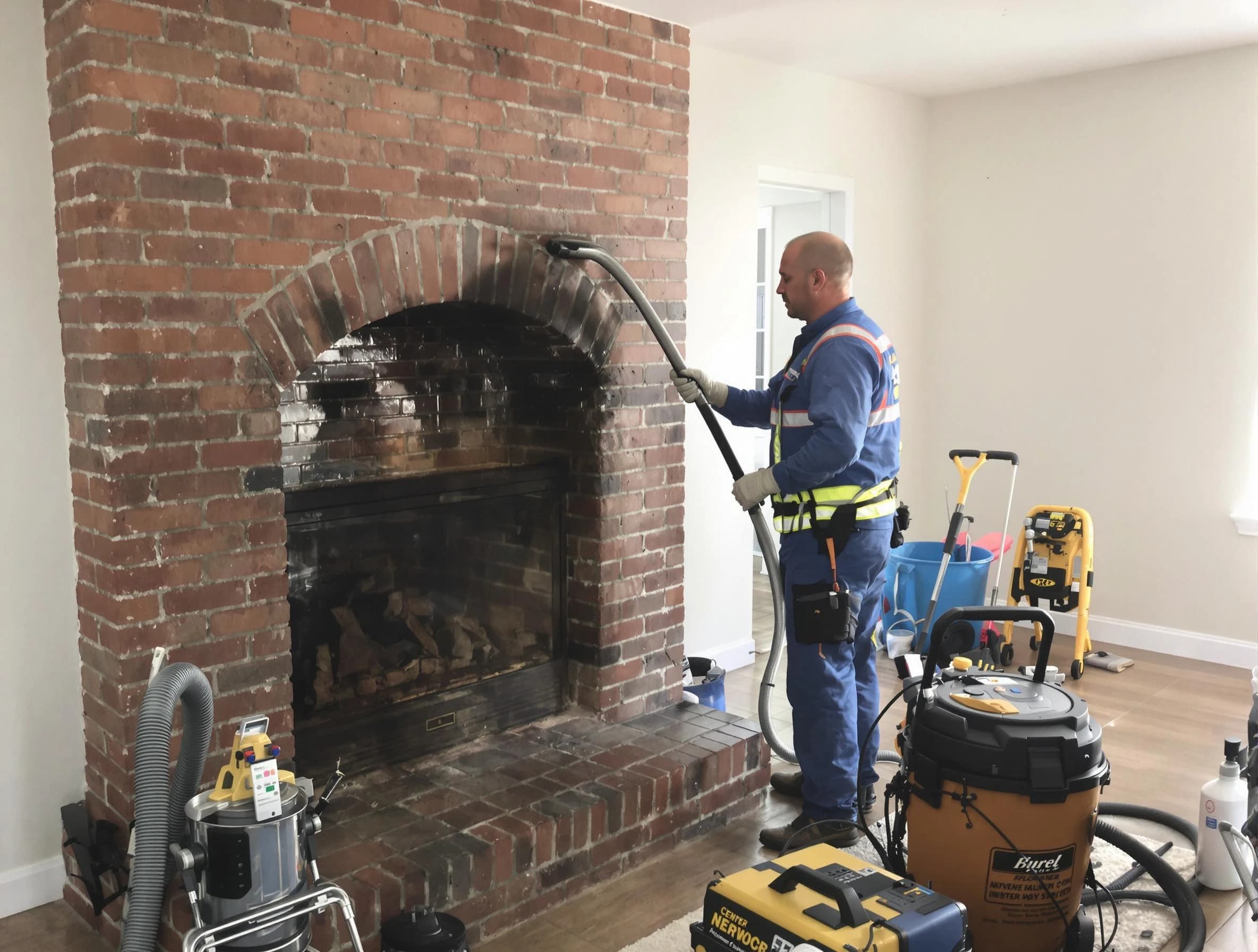 Brighton Chimney Sweep expert performing detailed chimney sweep in Brighton, PA