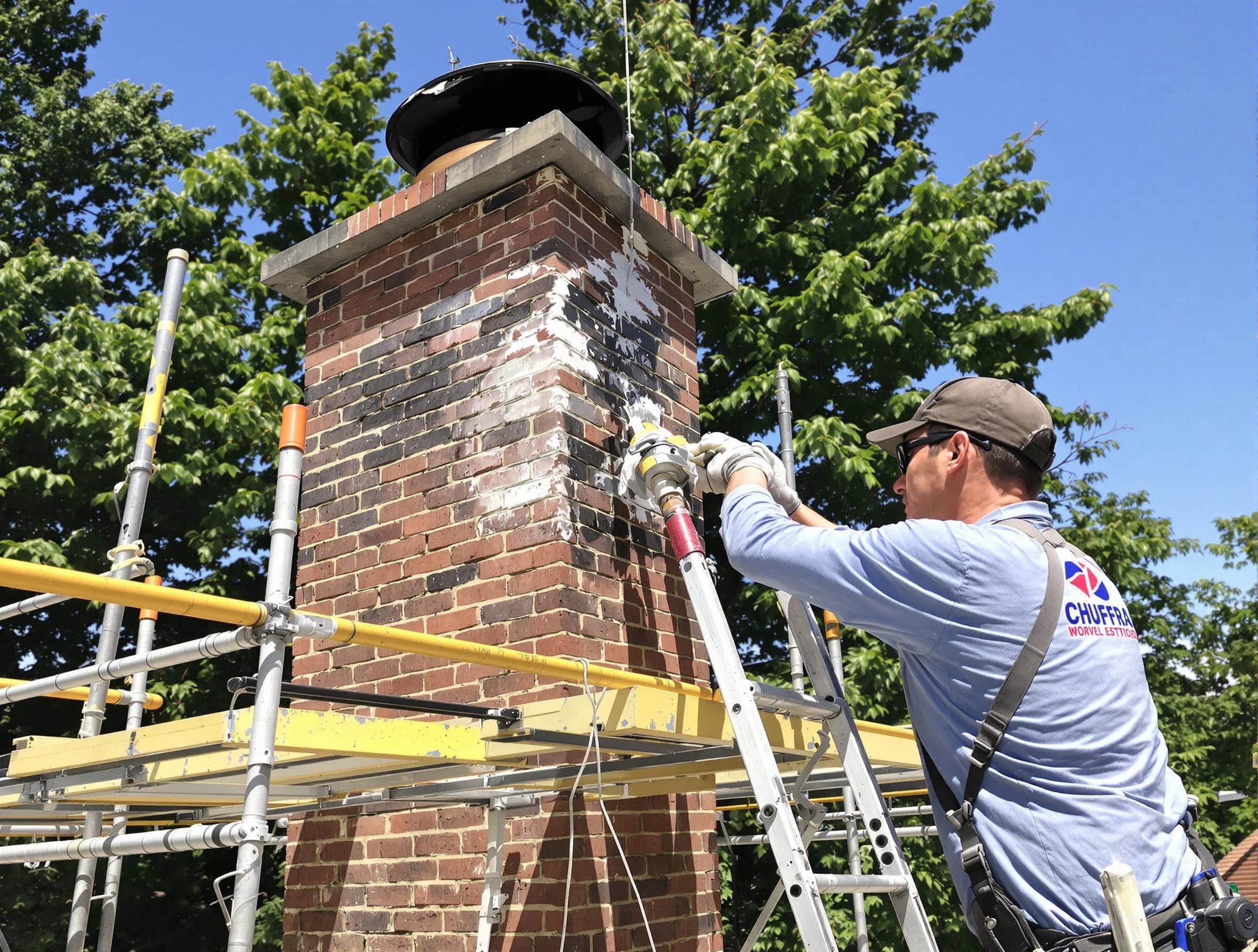 Structural chimney repair by Brighton Chimney Sweep in Brighton, PA