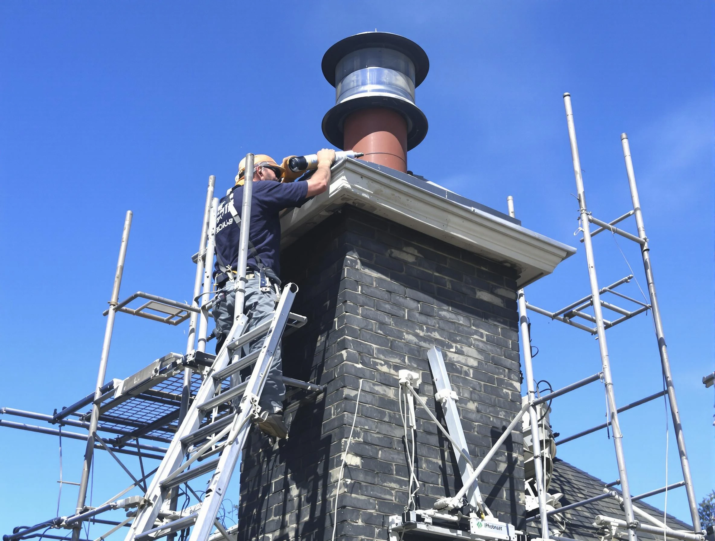 Sturdy chimney crown finished by Brighton Chimney Sweep in Brighton, PA
