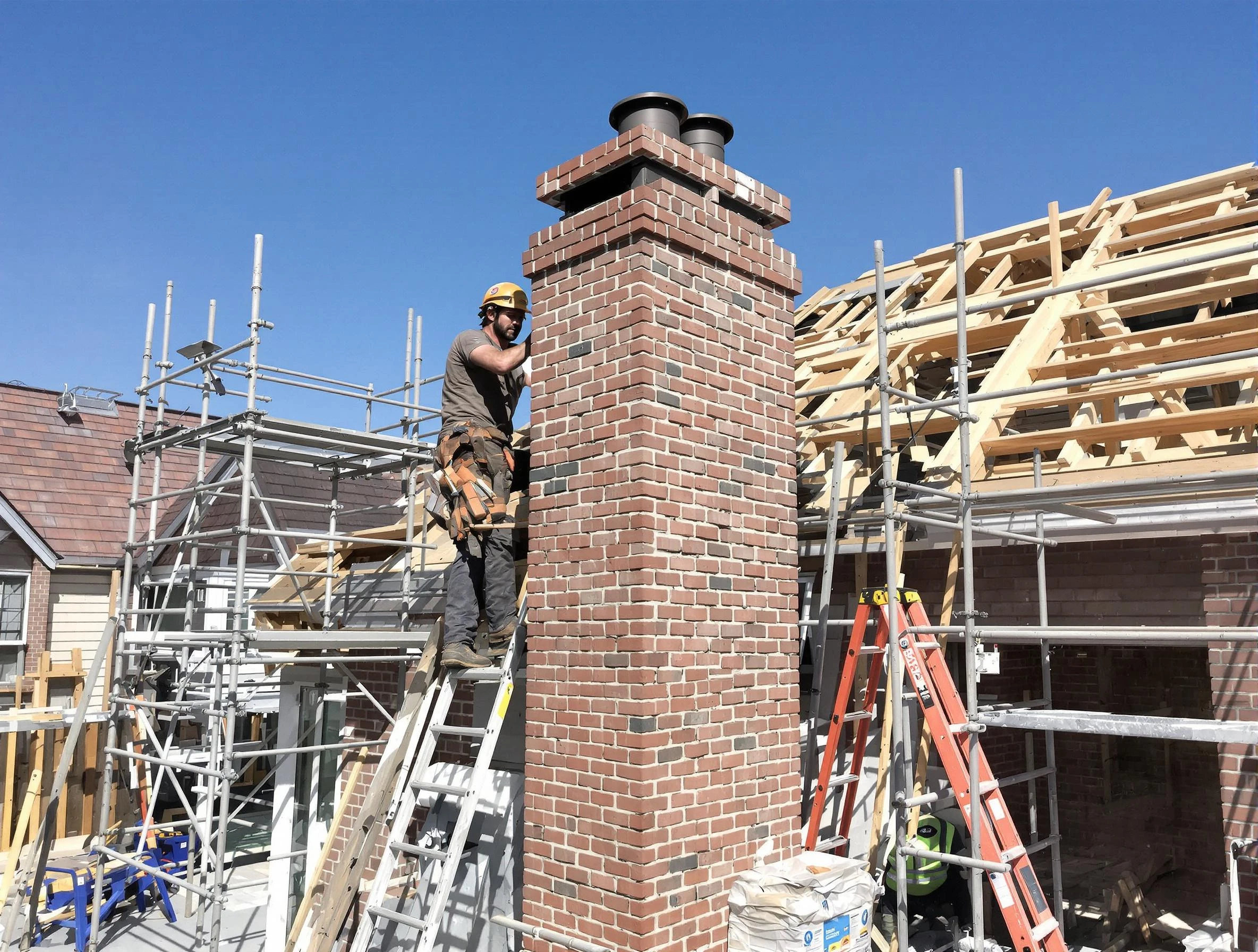New chimney installation completed by Brighton Chimney Sweep in Brighton, PA