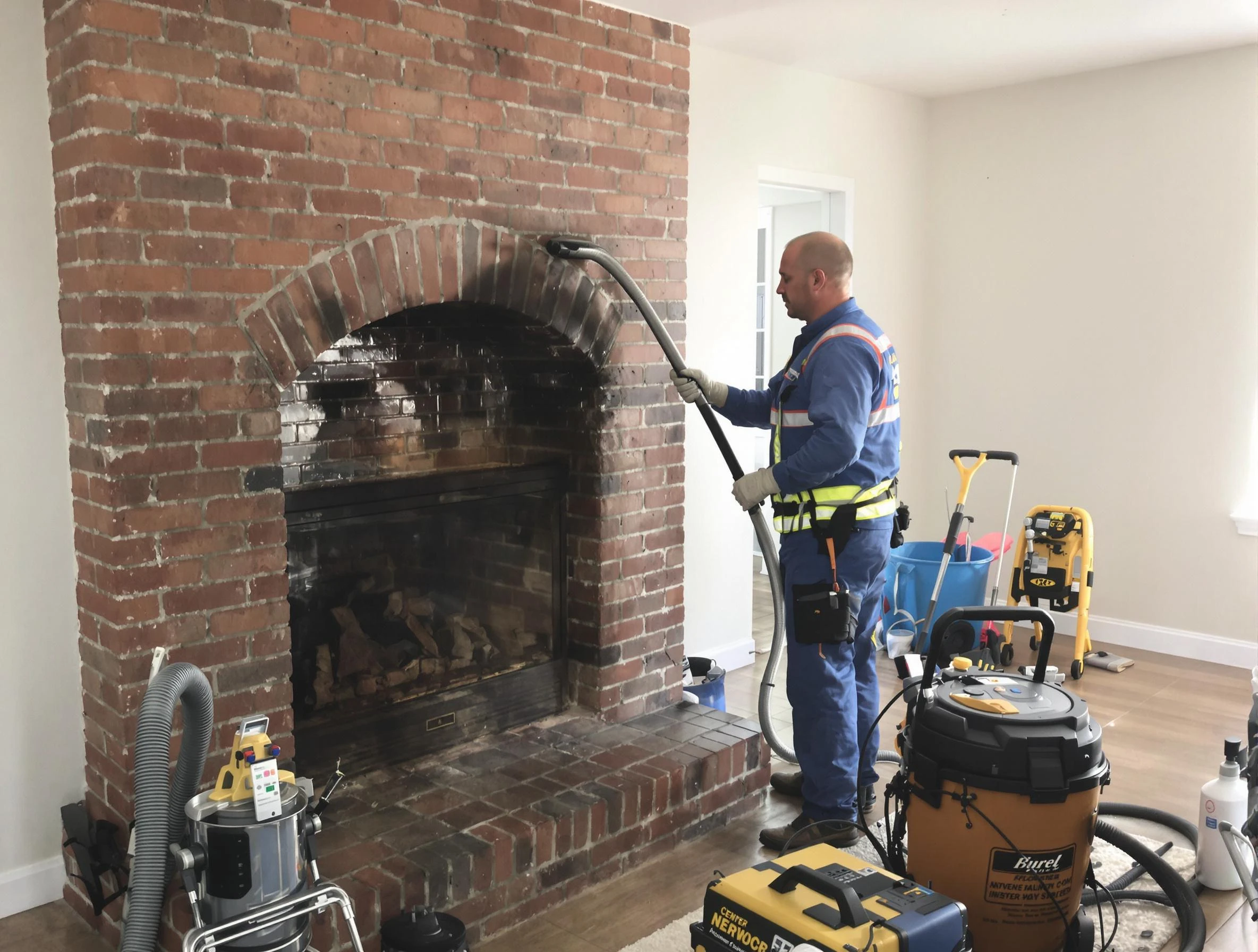 Brighton Chimney Sweep expert performing detailed chimney sweep in Brighton, PA