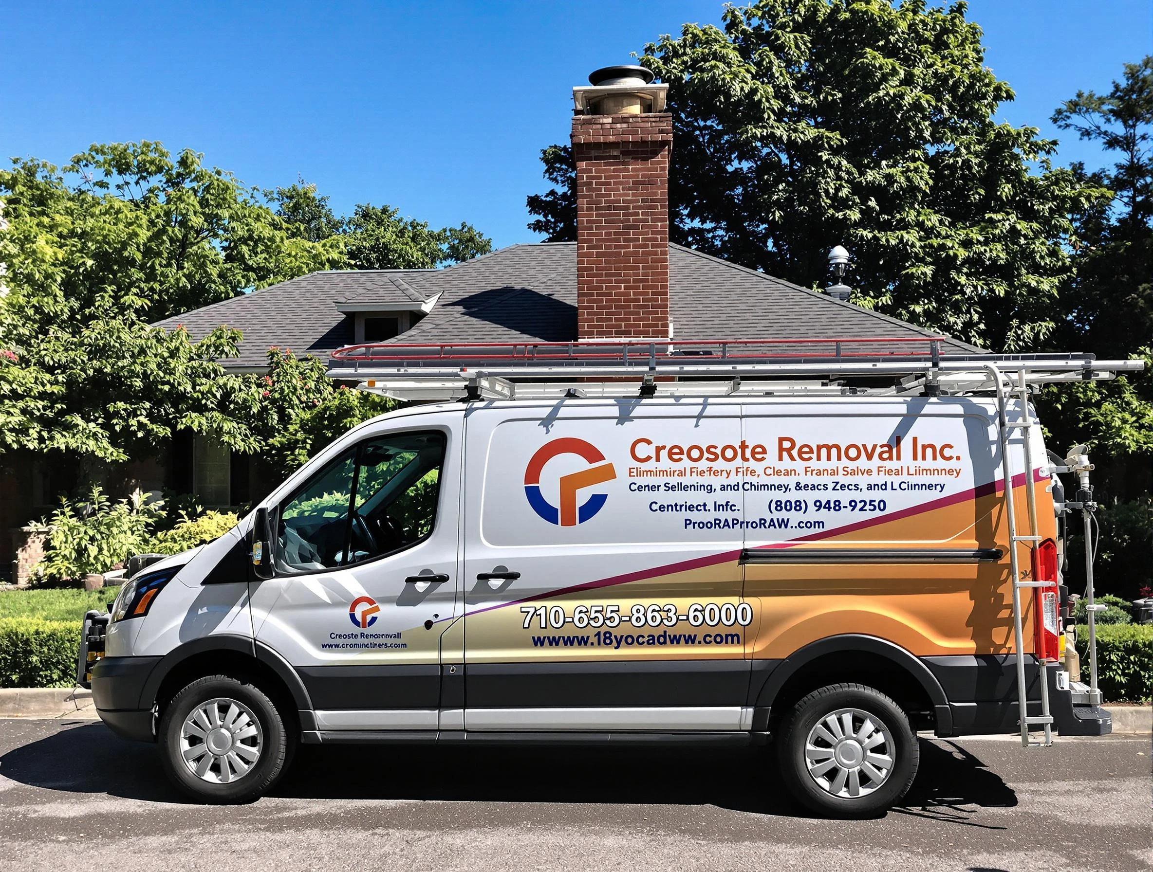 Brighton Chimney Sweep technician removing creosote safely in Brighton, PA